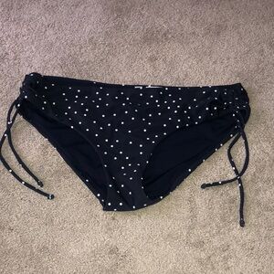 GAP‎ Medium Polka Dot’s Bikini Bottom Navy Blue White
